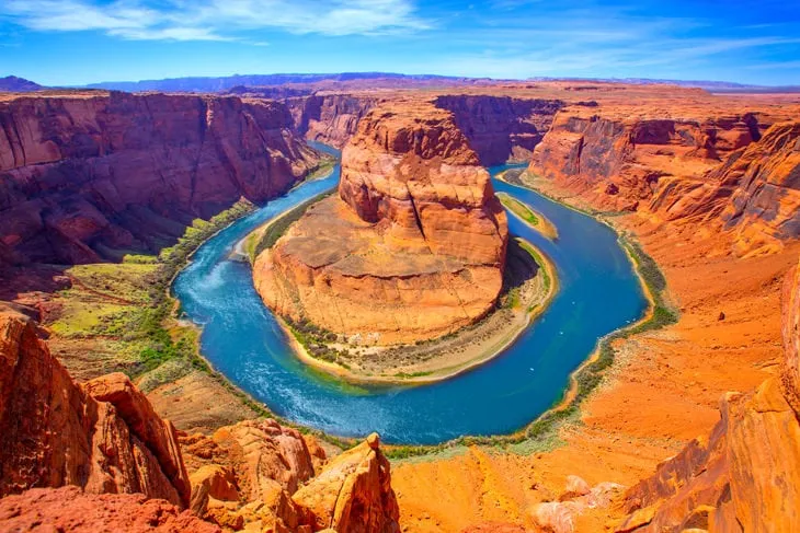 Arizona Horseshoe Bend meander of Colorado River