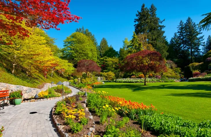 Butchart Gardens in Spring