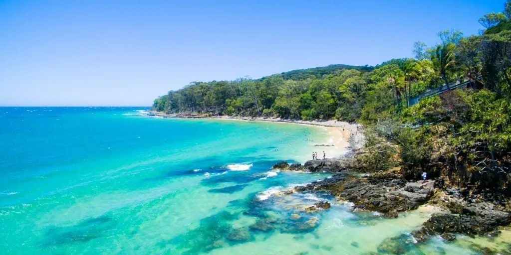 Noosa beach on the Sunshine Coast