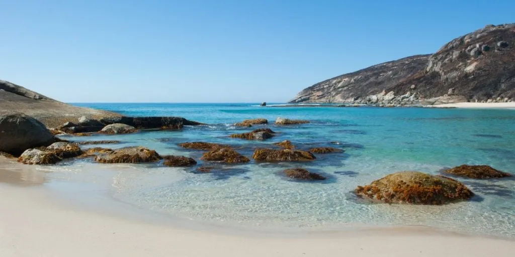 Salmon Beach Bay in Torndirrup National Park near Albany, Western Australia
