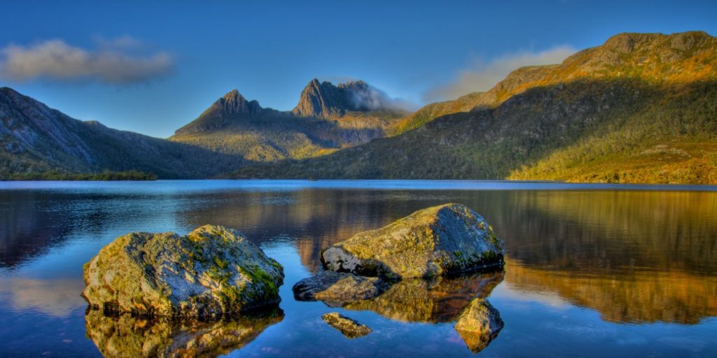 Cradle Mountain and Dove Lake Panorama, Tasmania, Australia